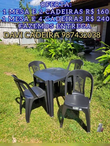 MESA PLASTICA DMDMDMD PRETA XMDMD LEVO SMS EMX