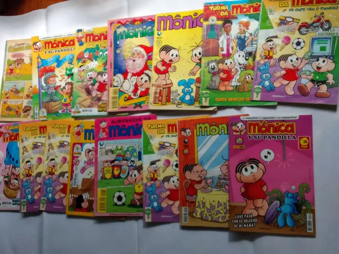 Lotes de gibi da turma da Mônica usado