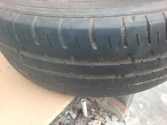 Estepe aro 13 com aro original VW 4x100