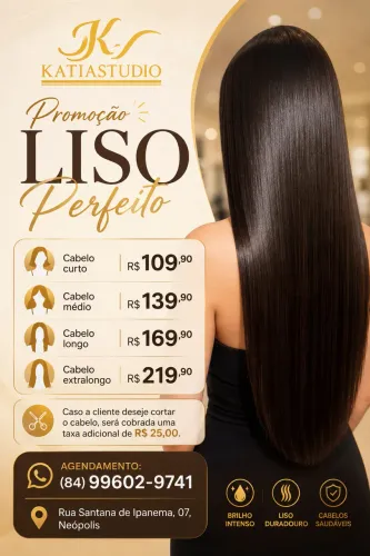 LISO PERFEITO com preço especial! 