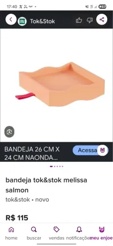 Bandeja 2 unidades tok stok