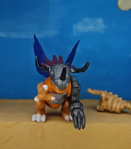 Boneco do digimon adventure - Metalgreymon