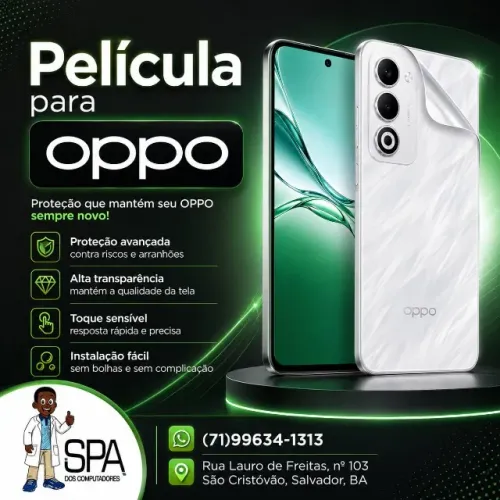 Película para smartphone Oppo em Salvador e região