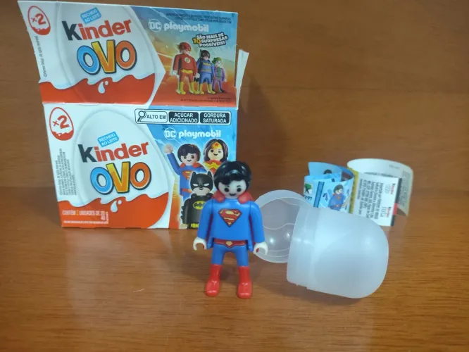 Super-Homem (Superman) - Kinder Ovo coleção DC Playmobil