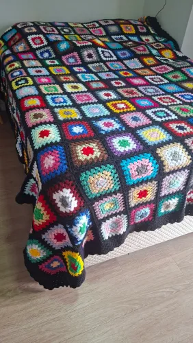 Colcha de Croche Cama Queen