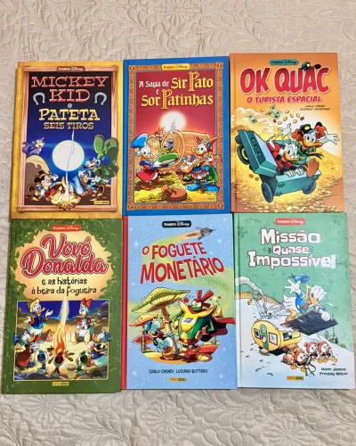 Coleção Disney HQ - 8 livros CAPA DURA