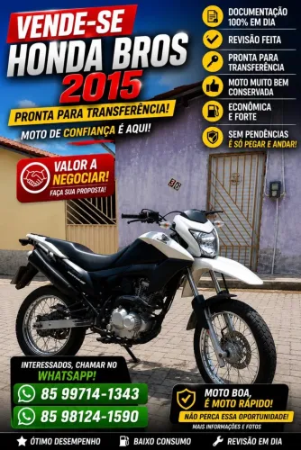 BROS NXR 160 BRANCA