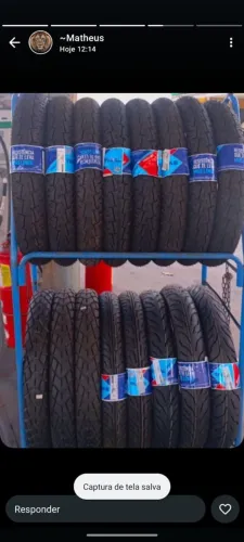 Promoção de pneus para moto a parti de 165 R$