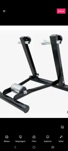Suporte pra bicicleta fazer exercidos físicos 