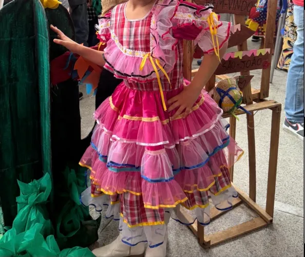Vestido de quadrilha 