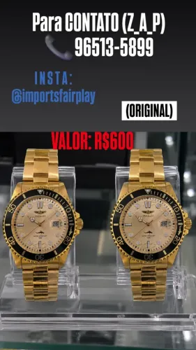 Relógio INVICTA PRO DIVER OFICIAL COM CAIXA