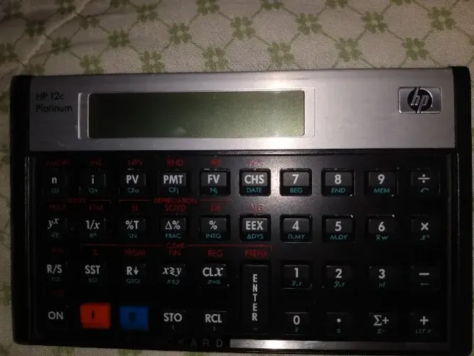 Calculadora Hp 12c platinum