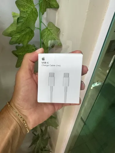 Cabo iPhone 15 16 17 Pro Max | Tipo-C para Tipo-C | 1 Metro | Entrega Imediata