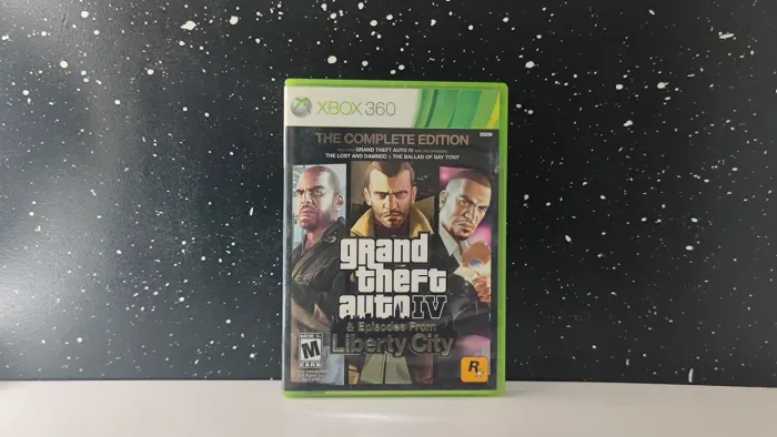 Jogo GTA 4 e episódio do Bart Simpson de Xbox 360 