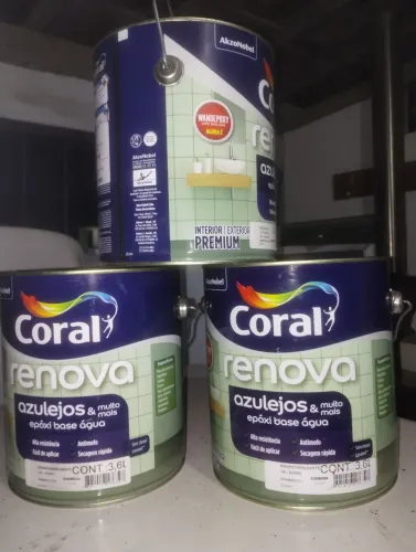 vendo tinta pra azulejo epóxi 150 cada
