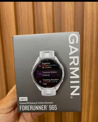  Relógio GARMIN Forerunner 965 com Monitor Cardíaco de Pulso e GPS
