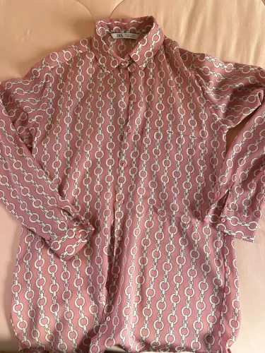 Camisa da Zara acetinada 