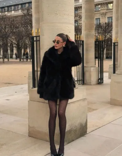 casaco pelo inverno oversized novo