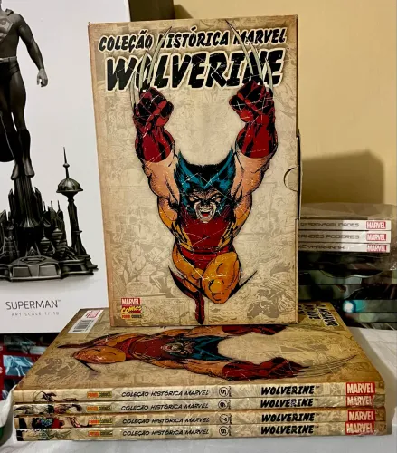 Coleção histórica Marvel Wolverine 5 ao 8, todos novos, 6 e 8 ainda lacrados 