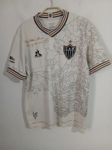 CAMISA DO ATLÉTICO MINEIRO MANTO DA MASSA 2 2021LE COQ M IMPECÁVEL COLECIONADOR