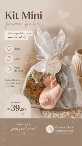 Kit maternidade bebê 