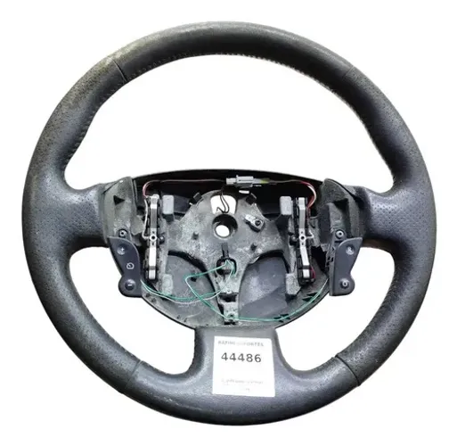 Volante Direção Botoes Megane Grand Tour 2008 2012 Detalhes Preta