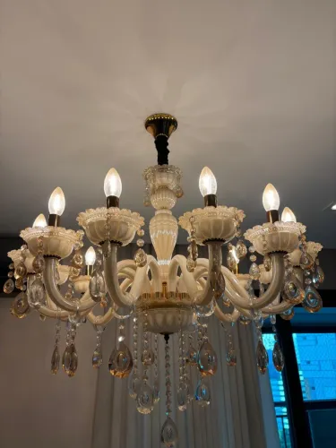 Lustre Clássico Cristais