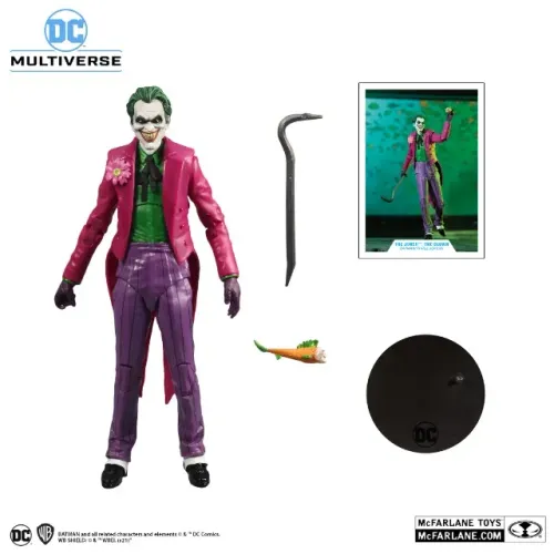 Mcfarlane batman joker the clown 3 jokers boneco figura dc comics