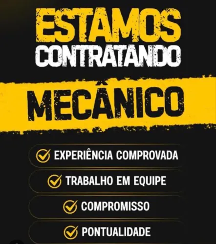 Vaga aberta para Mecânico Automotivo 