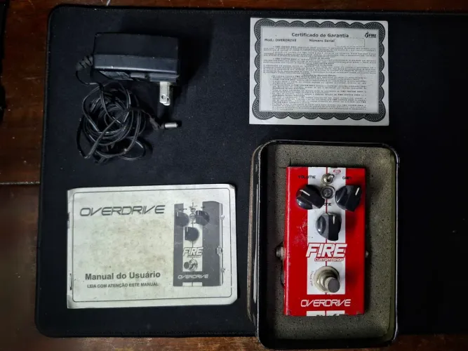 Pedal Fire Overdrive + fonte 18v