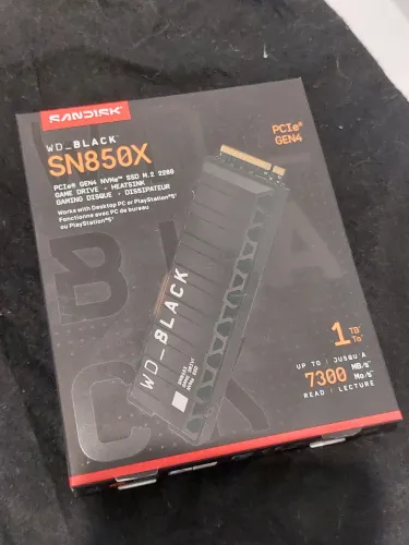 WD_BLACK, SSD SN850x 1TB NVMe M.2 (com dissipador de calor)