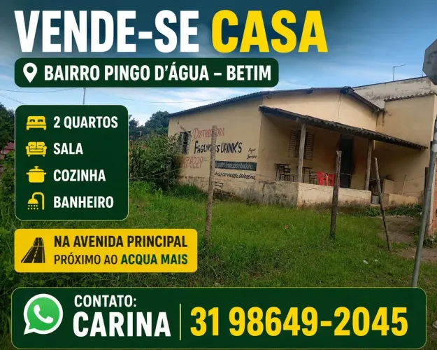 Vende se casa na cidade de Betim