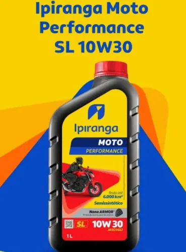 Óleo moto Ipiranga.