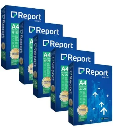 PAPEL A4 75G/210x297 BRANCO - KIT 5 RESMAS