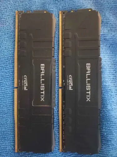 memória crucial ballistix de 8gb, ddr4 X2