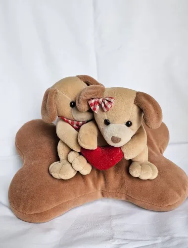 Pelúcia Cachorros Apaixonados decoração