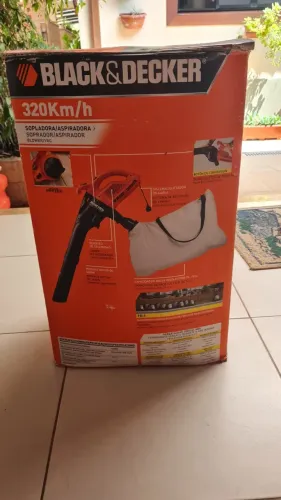 soprador aspirador e triturador de folhas black decker