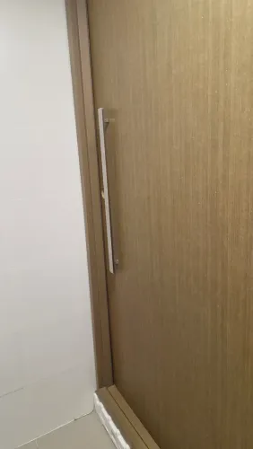 Porta pivotante de 1metro de largura por 2,20, com portal.