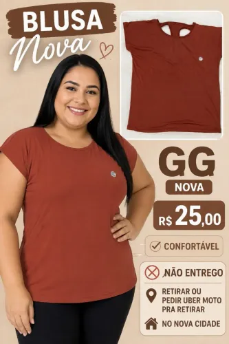 Blusas femininas academia plus size