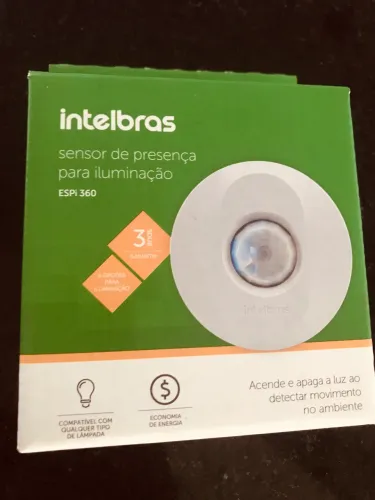 Sensor de presença e iluminação