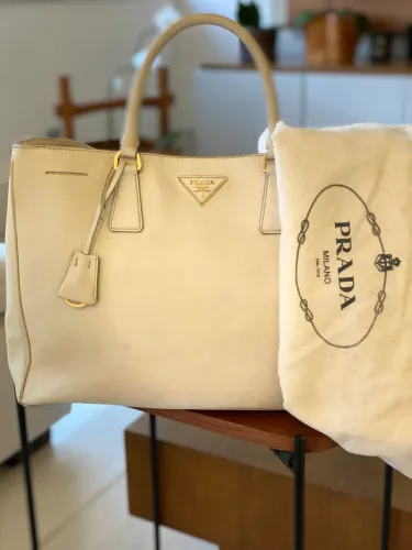 Prada Saffiano off white