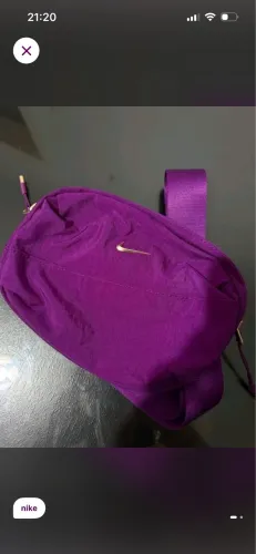 bolsa nike aura roxa nova