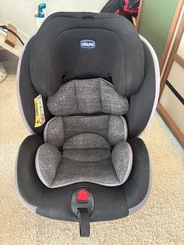 Cadeira de auto chico seat4fix preta e cinza
