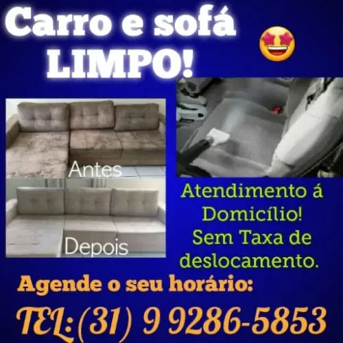 Limpeza de bancos / higienização interna automotiva 