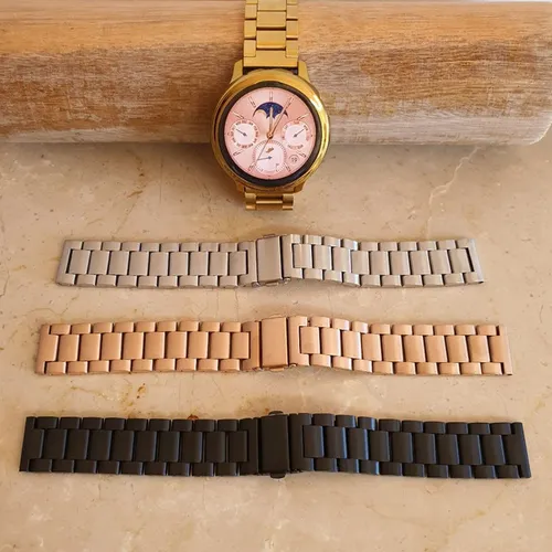 Pulseira de metal 20mm com pinos para encaixe