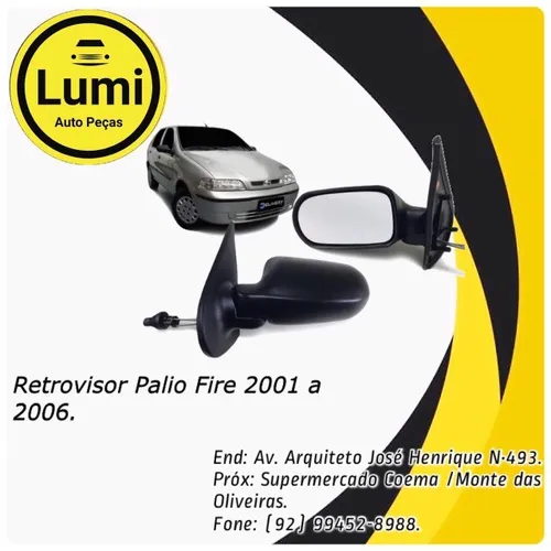 Retrovisor Palio Siena 2001 A 2004 - NOVO !!