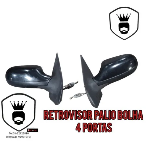 par de retrovisor fiat palio siena palio weekend