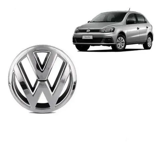 Emblema Cromado Grade Radiador Gol Saveiro Voyage G7