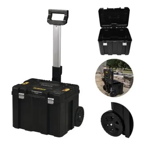 Caixa De Ferramentas 07 c/ Rodas Tstak Dwst17820 Dewalt