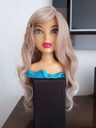 Peruca Loira - Cabelo Sintético 